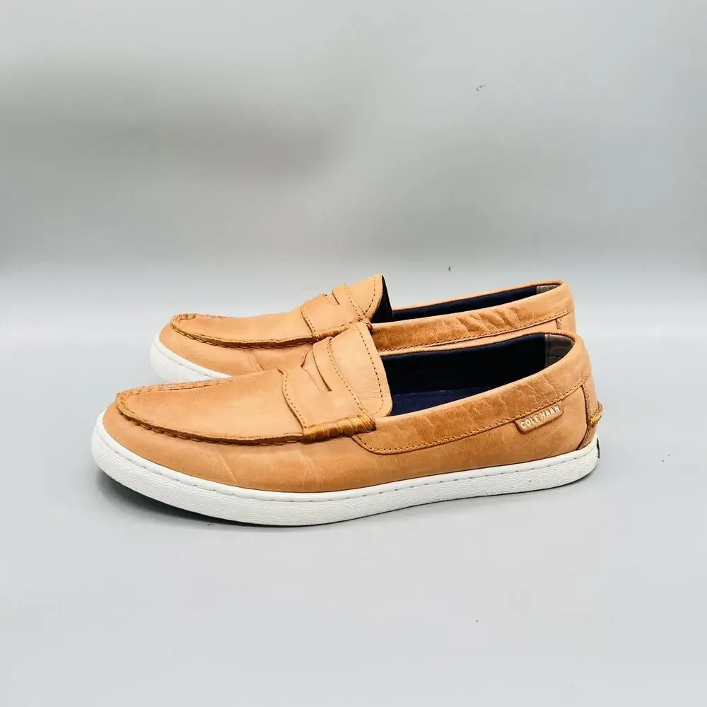 Cole Haan Shoes Men 8 Brown Leather Classic Penny Loafers Slip On Casual Comfort